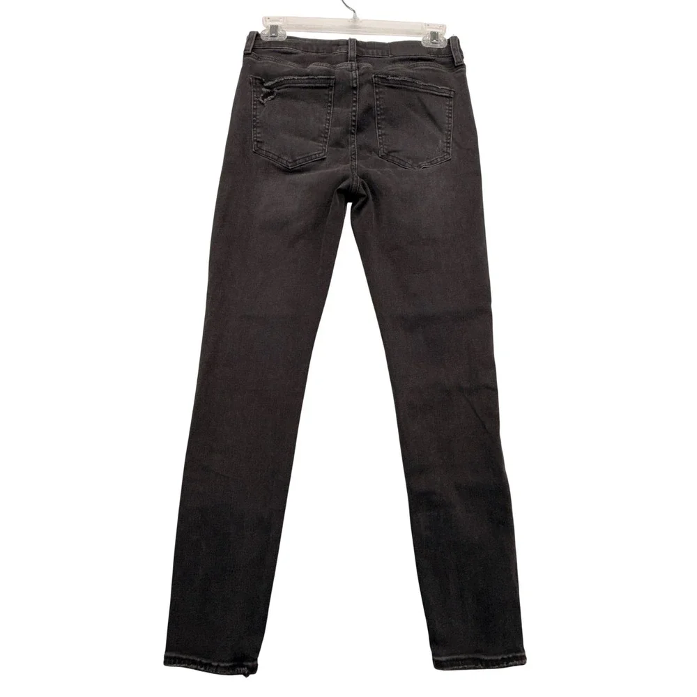 Pistola Skinny Jeans Womens 27 Faded Black Distressed P6034EFB-HLM Denim Pants